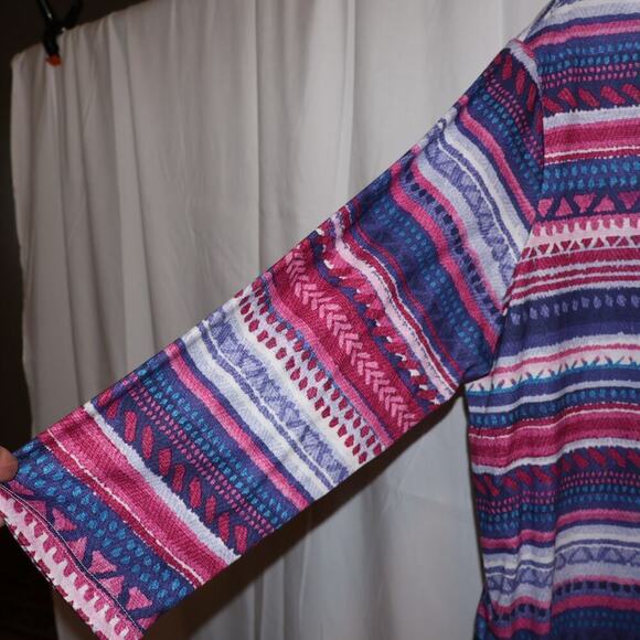 Alfred Dunner Pullover Women Size L Multicolor Blouse - Picture 12 of 14